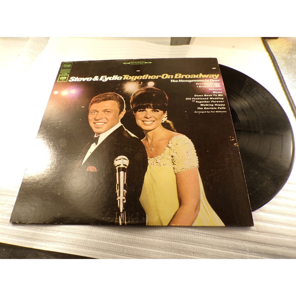 Steve & Eydie Together On Broadway Vinyl LP Columbia CS 9436 1967 Vocal Pop